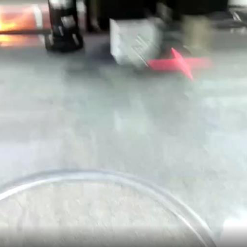 PVC soft glass beveled edge cutting video