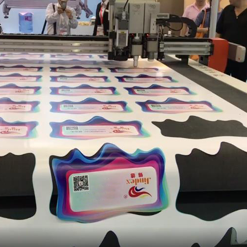 Adhesive CCD positioning high-speed cutting video