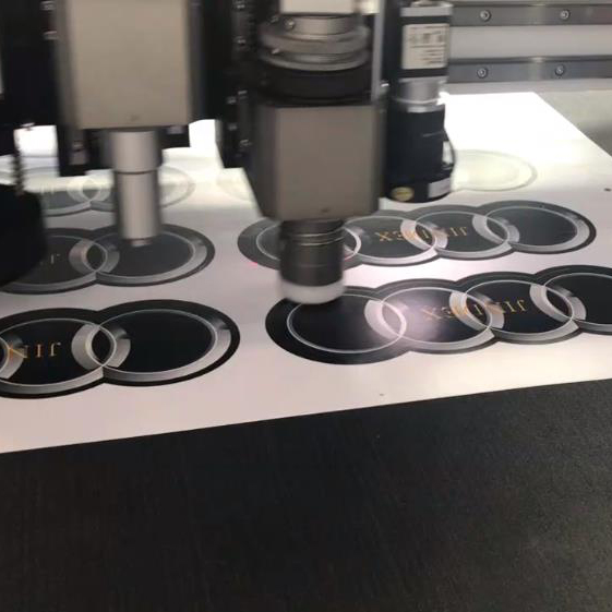 Adhesive CCD positioning cutting video