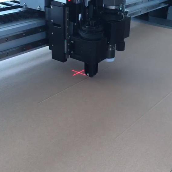 Single pit corrugated cardboard box cutting video