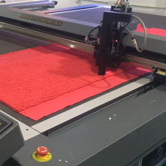 Carpet round knife high-speed cutting video