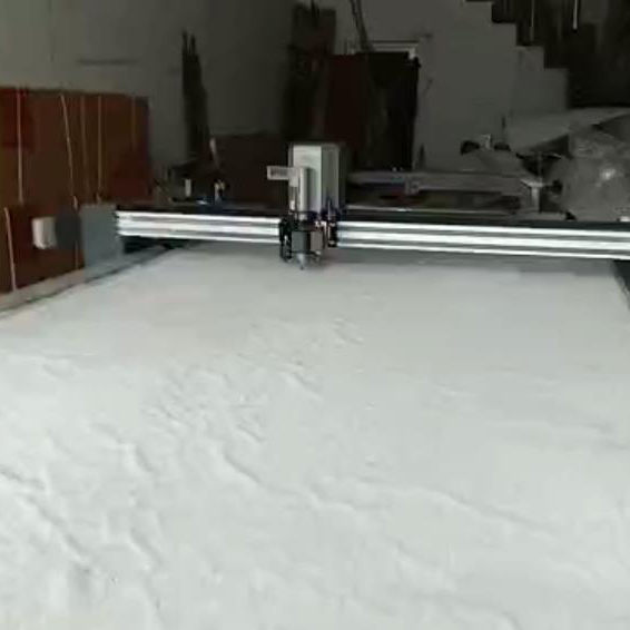 Sofa fabric cutting video